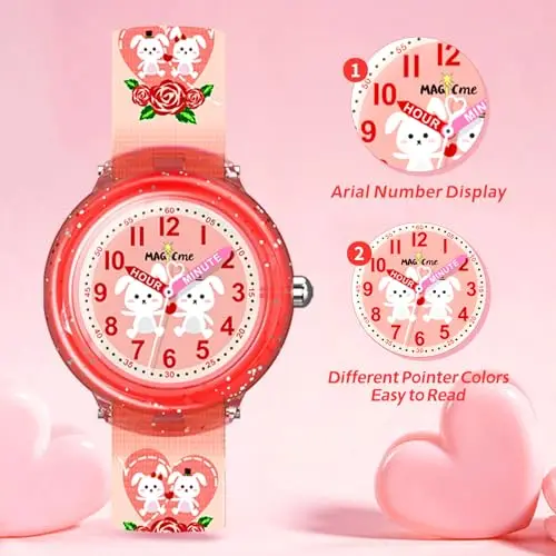 Bigmeda Orologio Bambini, Orologio Unicorno Orologio Quarzo in Cartone Animato, Orologio da Polso per Ragazzi e miniatura 3