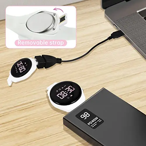 Bigmeda Orologio Bambino per Bambini Orologio Digitale Impermeabile Sveglia Vibrante Contapassi e Contachilometri miniatura 3