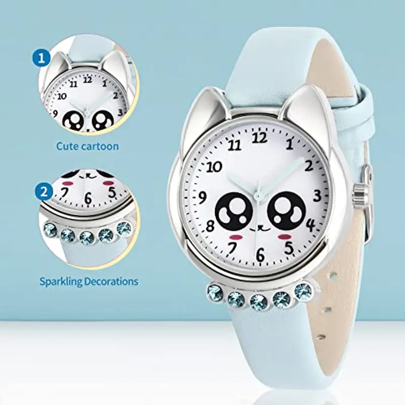 Bigmeda Orologio da Polso per Bambini e Ragazzi - Analogico al Quarzo Sportivo, Impermeabile, Insegnante del Tempo miniatura 3