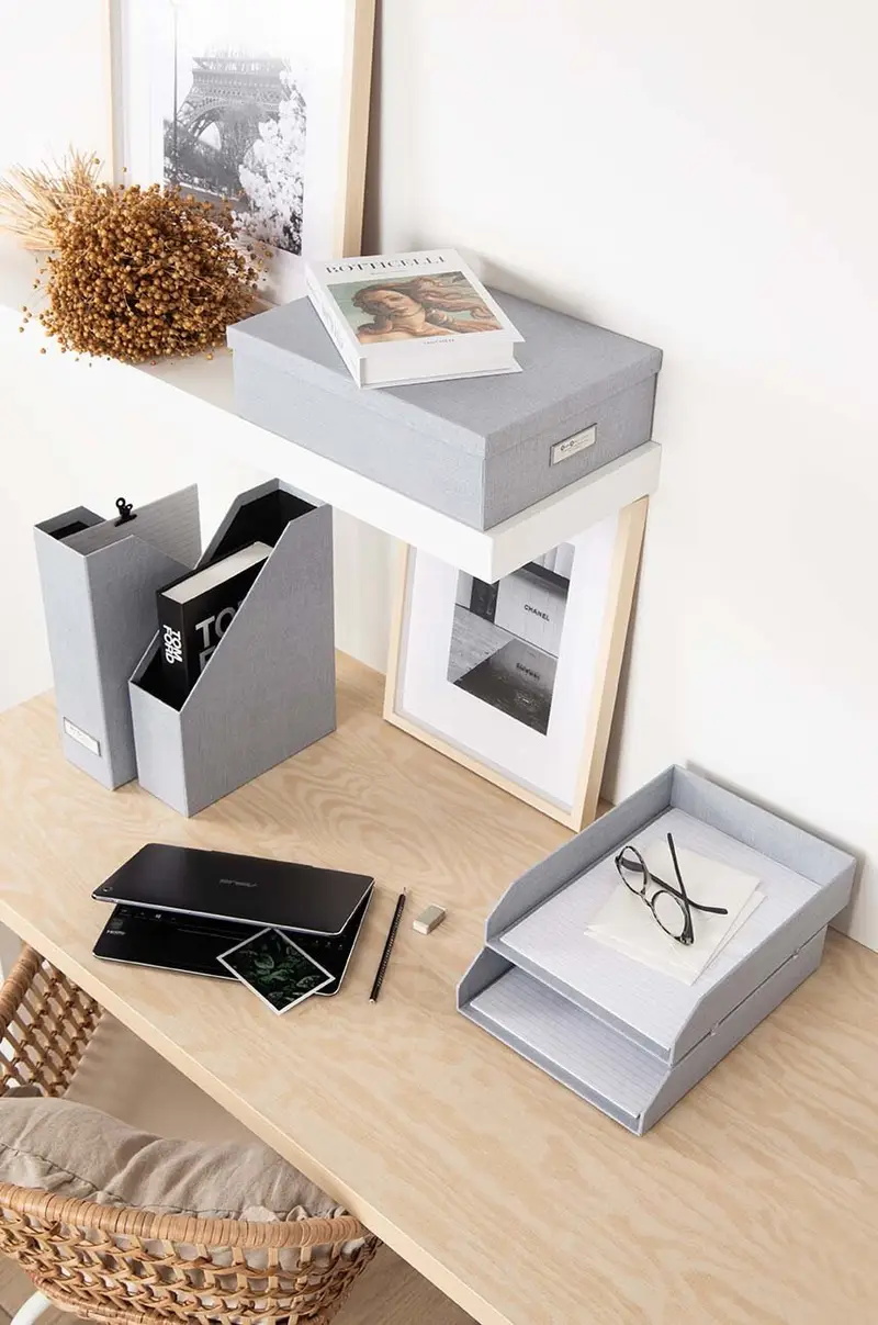 organizer per documenti Holger pacco da 5 Grigio miniatura 5