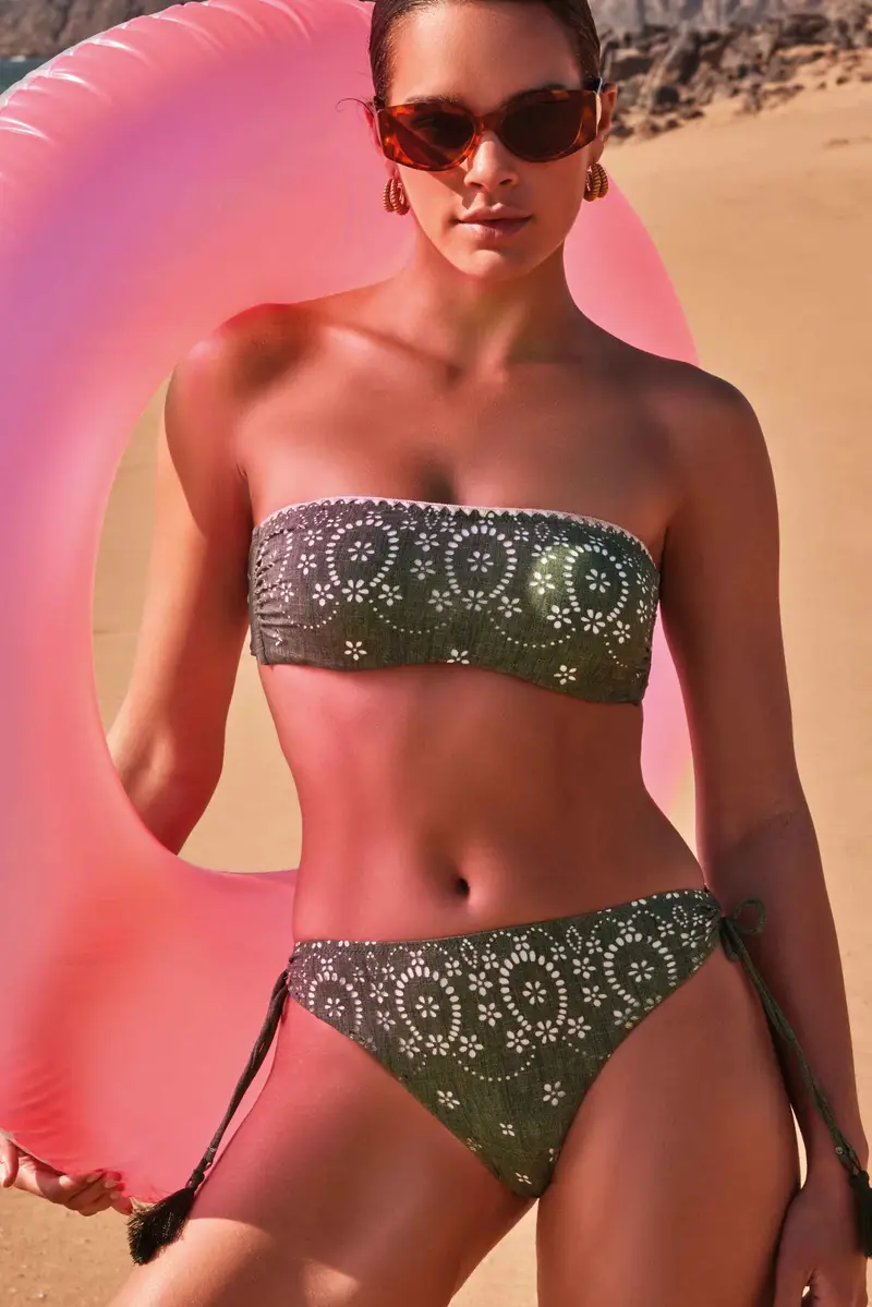BIKINI A FASCIA MARGHERITA | Colore: Verde | Taglia: 44