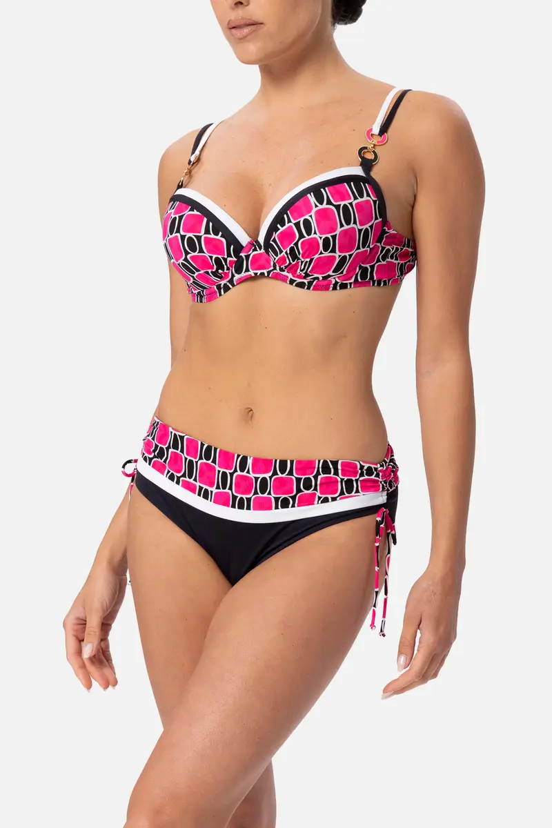 BIKINI CON FERRETTO ELEKTRA | Colore: Nero | Taglia: 50