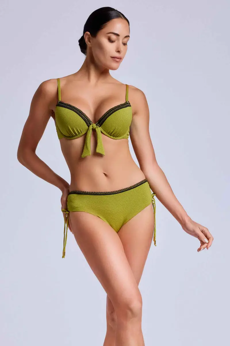 BIKINI PUSH-UP ARTEMISIA IN LUREX | Colore: Verde | Taglia: 50