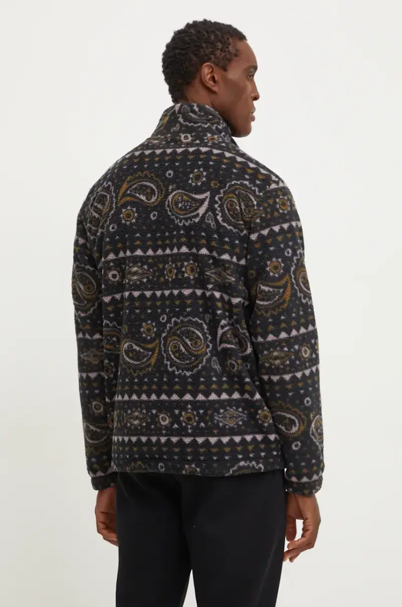 felpa in pile Boundary colore nero ABYFT00463 miniatura 3