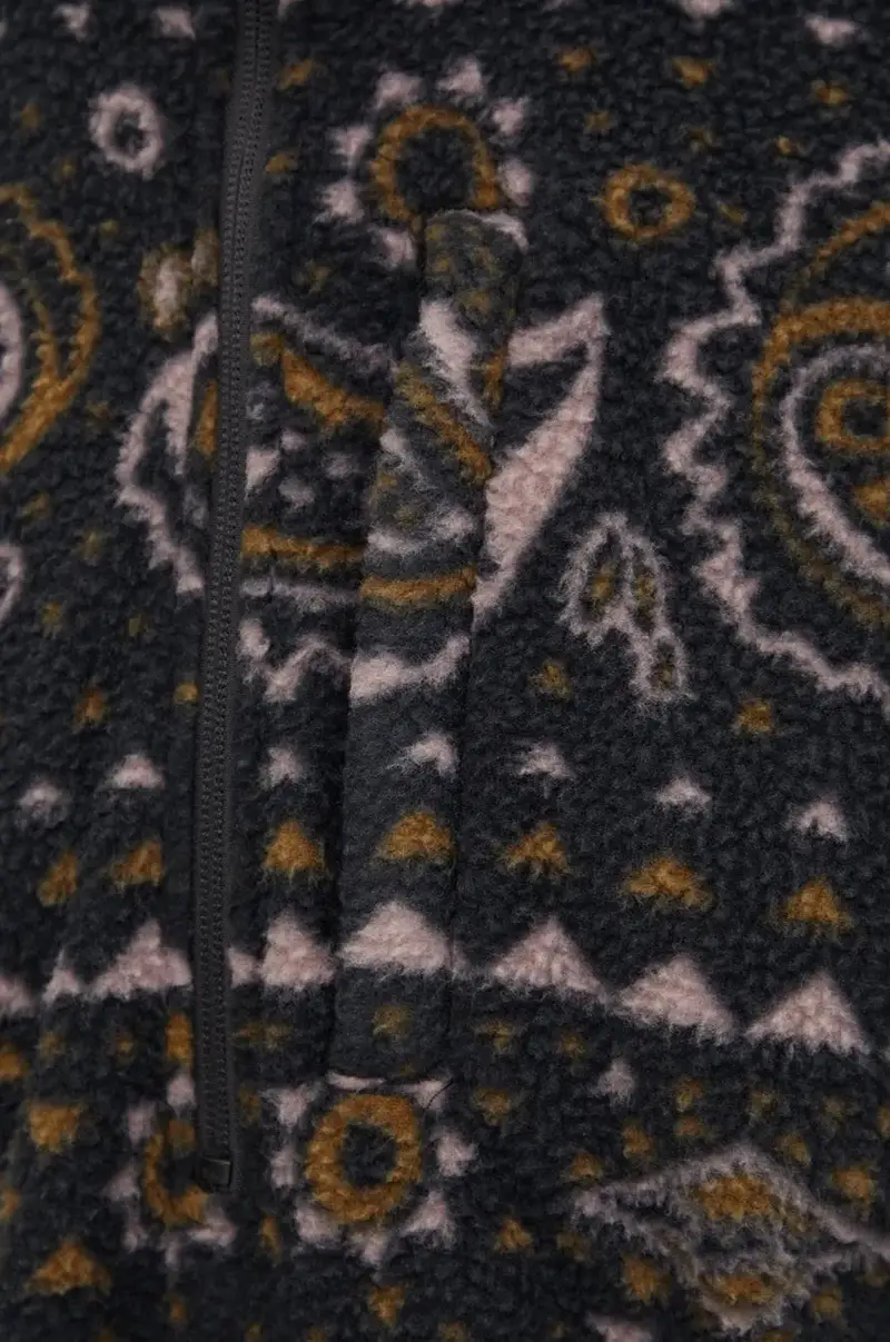 felpa in pile Boundary colore nero ABYFT00463 miniatura 5