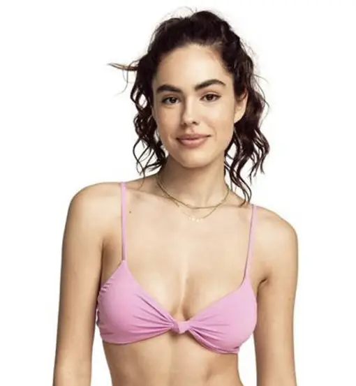 SS Knotted Trilet - reggiseno costume - donna Pink