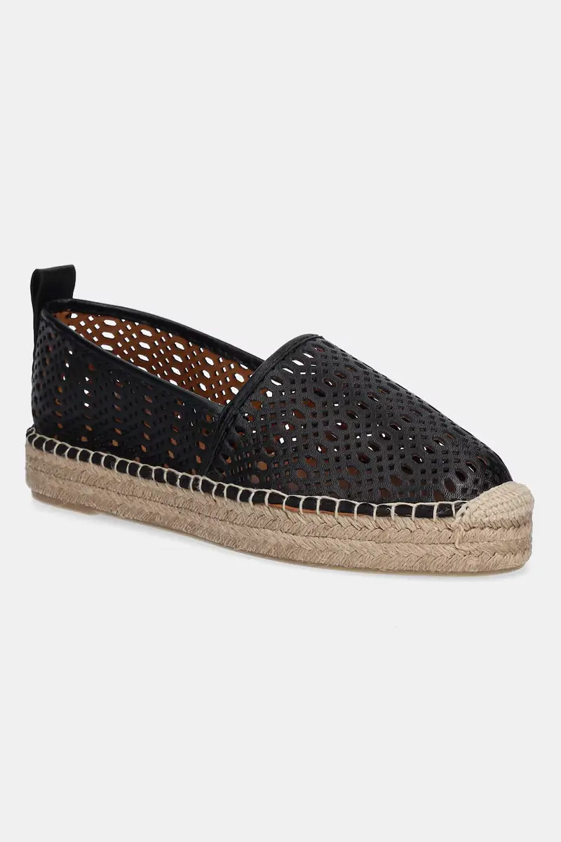 espadrillas in pelle colore nero A8602