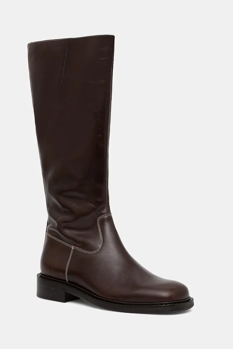 stivali in pelle donna colore marrone A9136 885