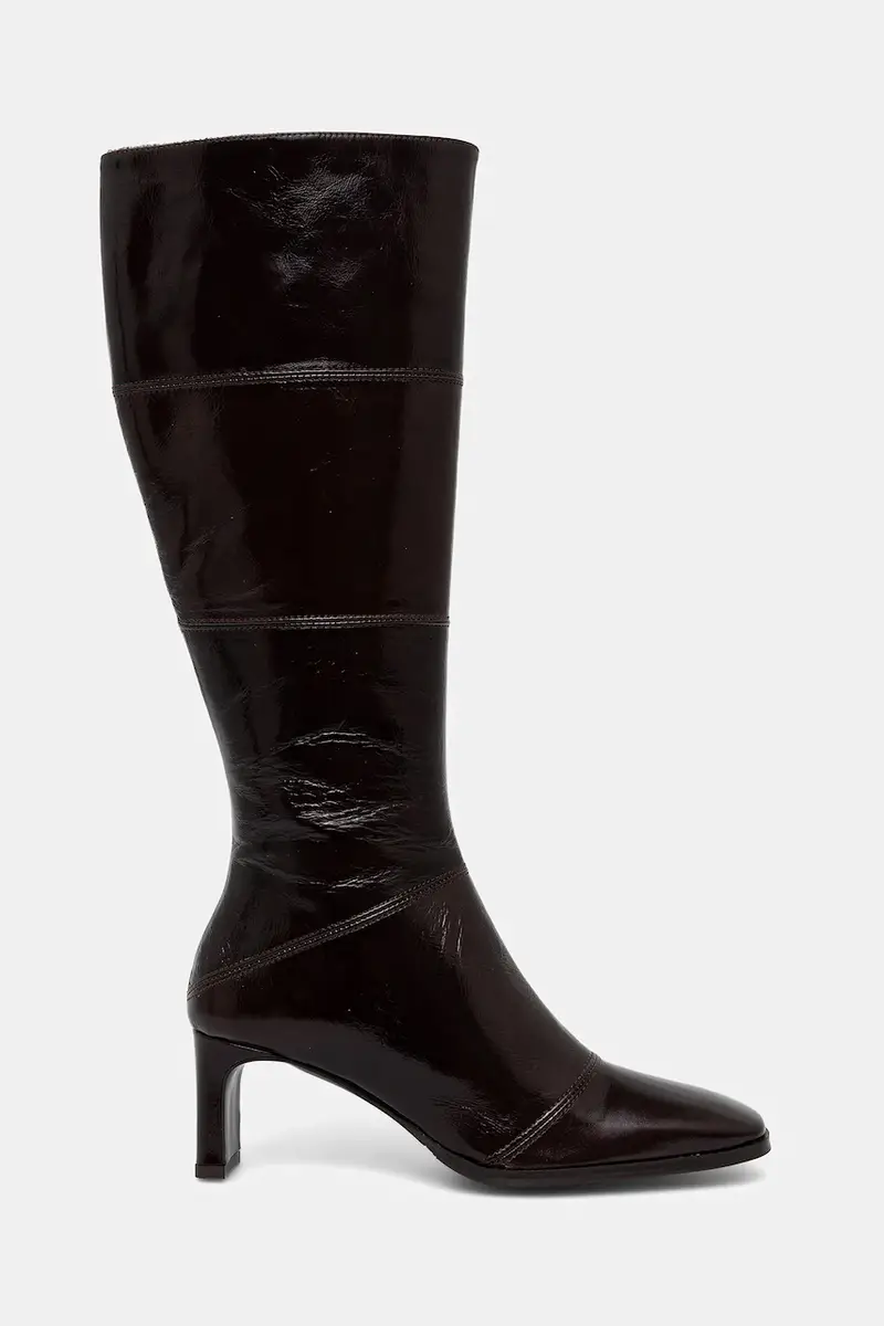 stivali in pelle donna colore marrone A9291 266 miniatura 2