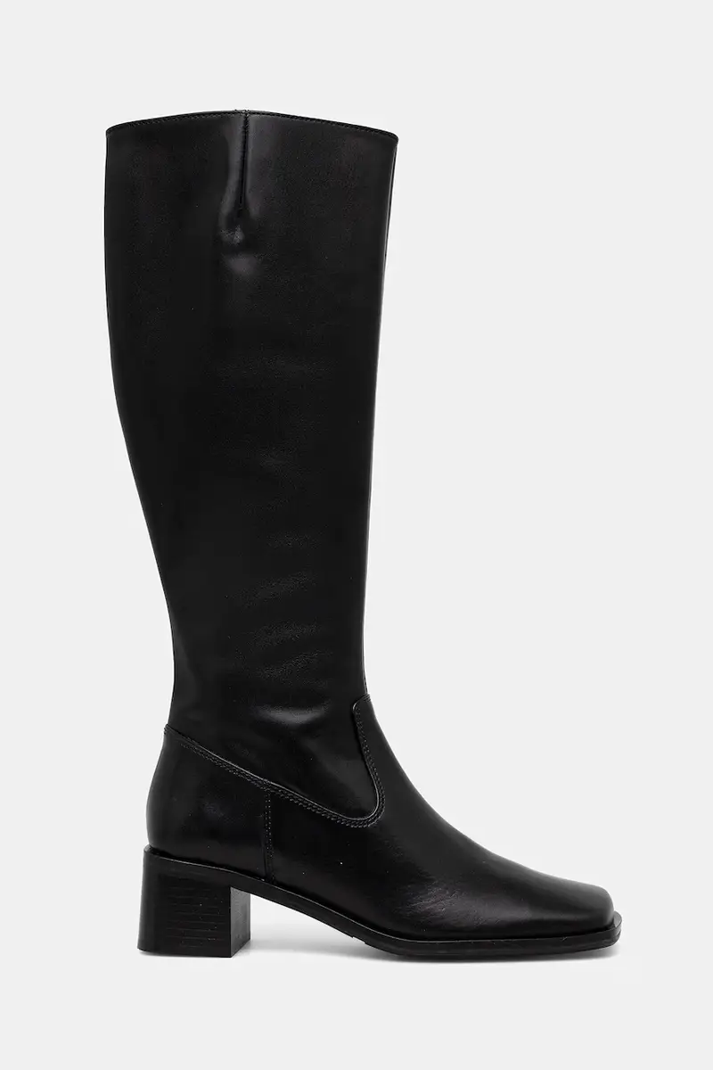 stivali in pelle donna colore nero A9259 80 miniatura 2