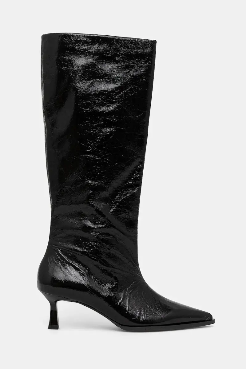 stivali in pelle donna colore nero A9354 260 miniatura 2