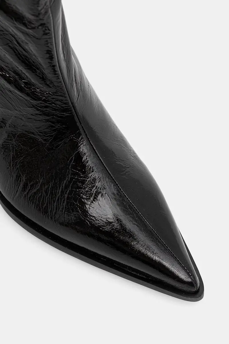 stivali in pelle donna colore nero A9354 260 miniatura 4