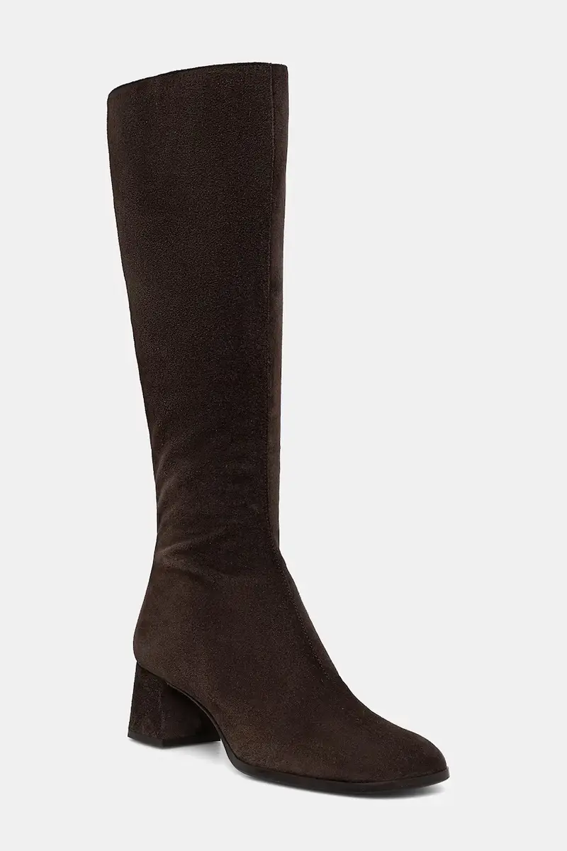 stivali in pelle scamosciata Marrone