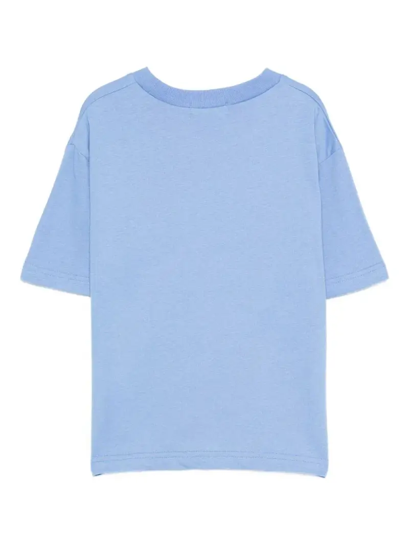 Billie Blush Kids T-shirt blu cielo con stampa per bambino miniatura 3
