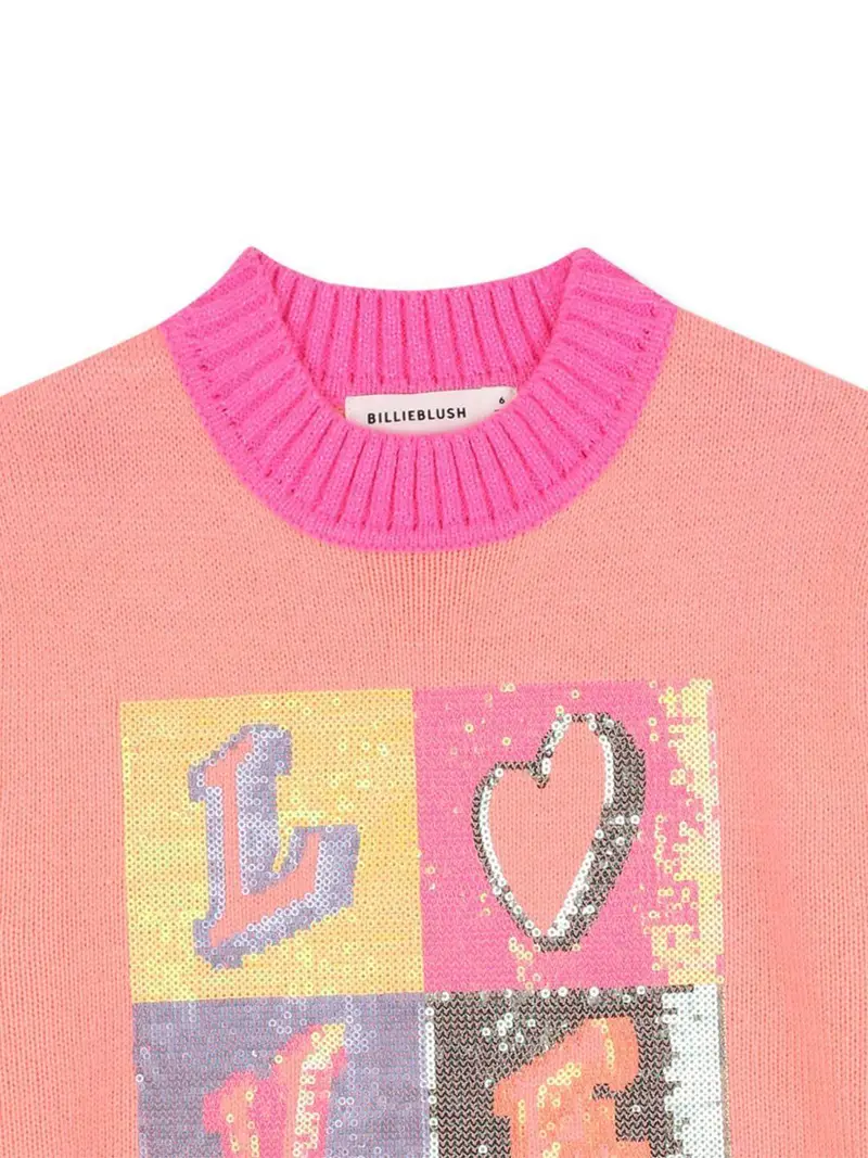 Billie Blush Kids Maglione Bambino Rosa miniatura 3
