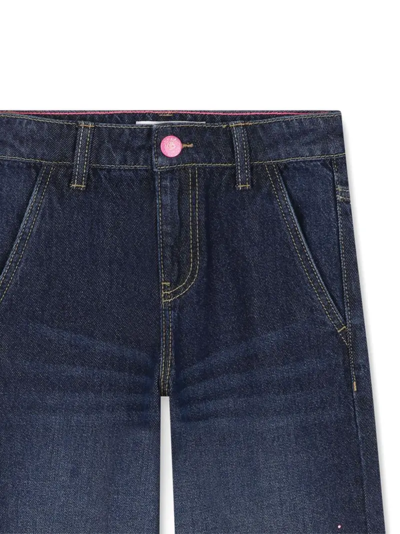 Billie Blush Kids Jeans Bambino Blu scuro con dettagli miniatura 2
