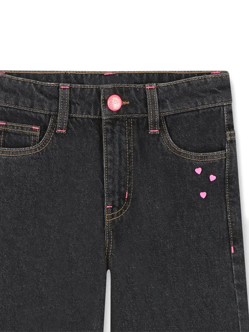 Billie Blush Kids Jeans Denim Nero per Bambino miniatura 3