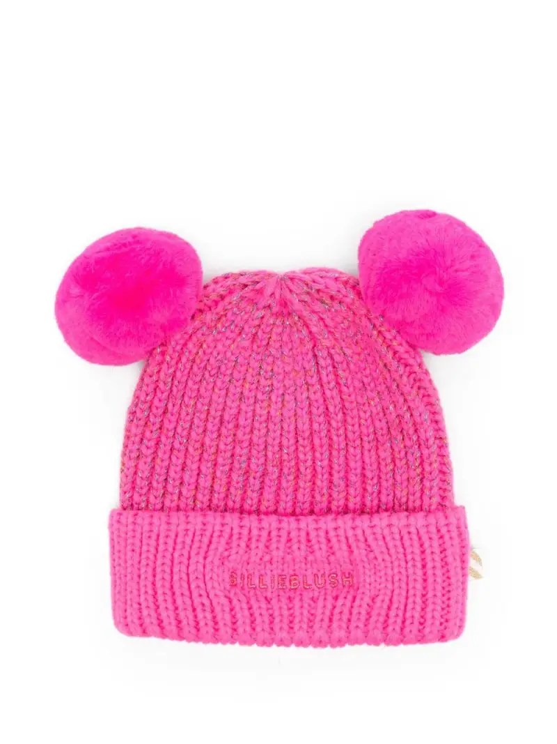 Billie Blush Kids Cappello Bambino Rosa con Pompon