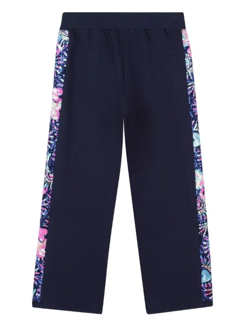 Billie Blush Kids Pantaloni Bambino Blu con Dettagli Colorati