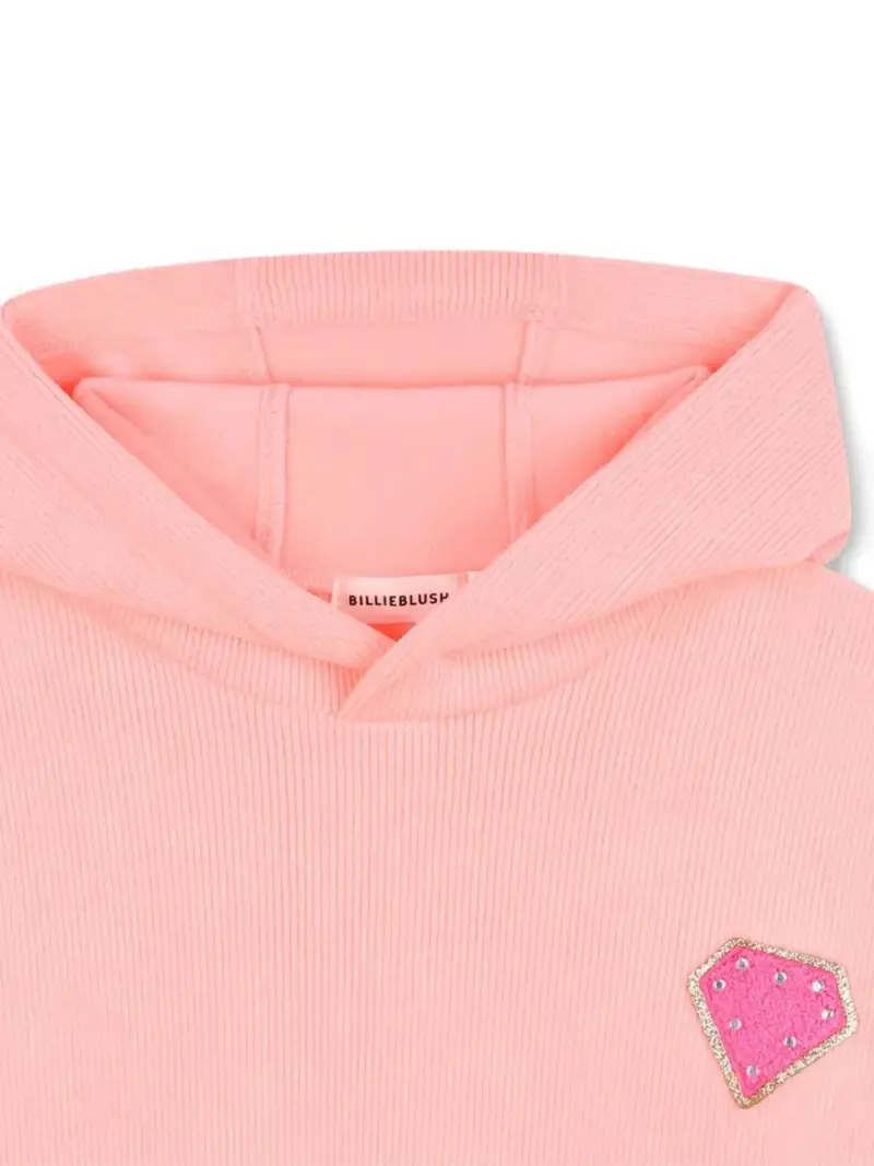 Billie Blush Kids Felpa Bambino Pesca con Applicazioni miniatura 3