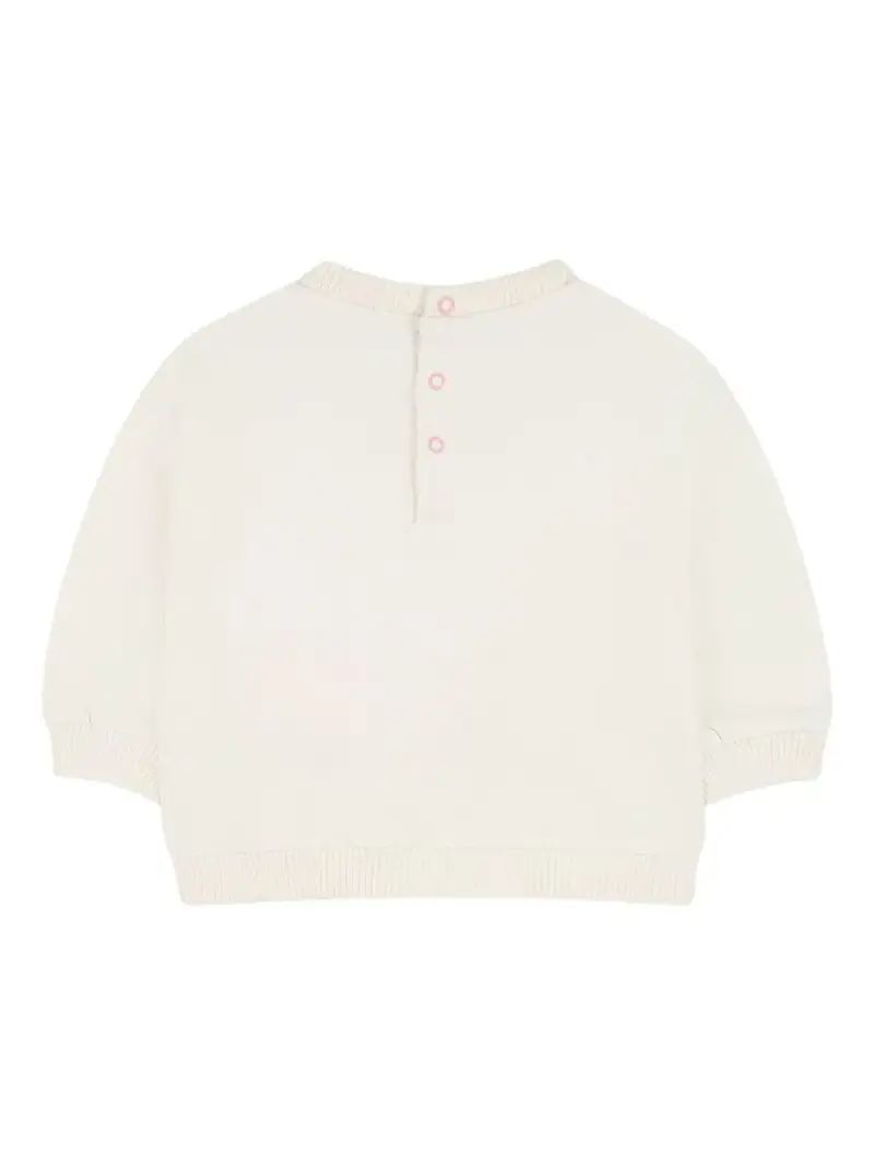 Billie Blush Kids Completo Bambino Ecru e Rosa miniatura 3