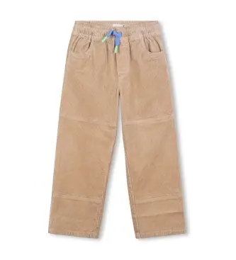 per ragazza U21204 Pantaloni di velluto marrone (3años= 94cm), Casual, Cotone, Velluto a coste, moda per bambini