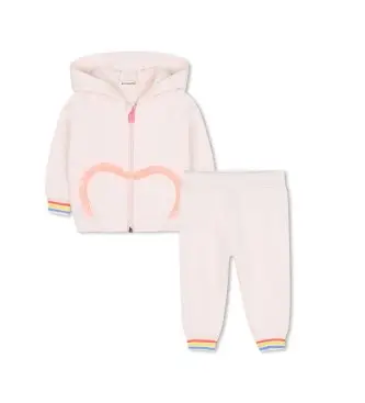 per ragazza U21250 Tuta in stile rosa (2años= 86cm), Casual, Poliestere, Manica lunga, moda per bambini