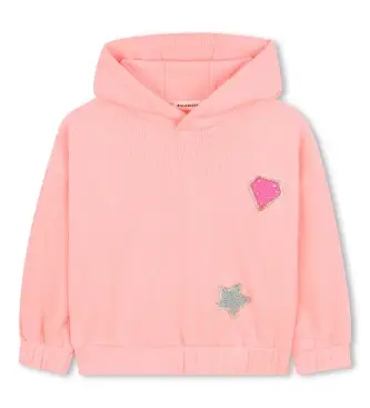 per ragazza U21604 Felpa arancione pesca (2años= 86cm), Casual, Corallo, Tessuto, moda per bambini