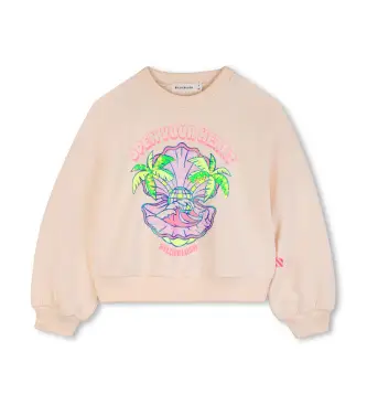 per ragazza U21916 Felpa rosa in spugna (3años= 94cm), Casual, Cotone, moda per bambini