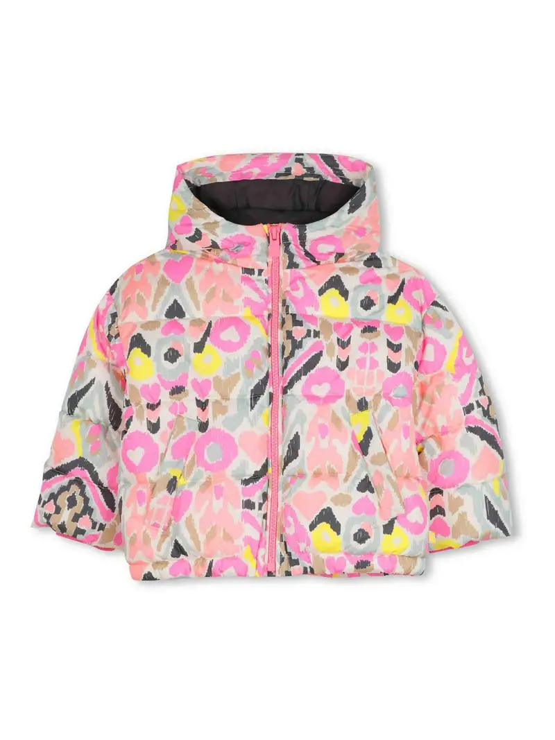 Piumino Con Stampa Multicolore