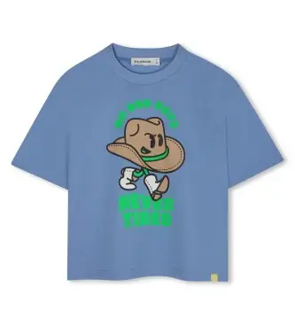 unisex per bambino U21184 Maglietta blu No Bad Days (4años= 102cm), Casual, Cotone, Manica corta, moda per bambini