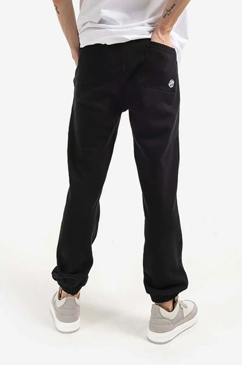pantaloni tuta di cotone Spodnie Small Arch Logo Sweatpants BC001 BLACK uomo colore rosso miniatura 3