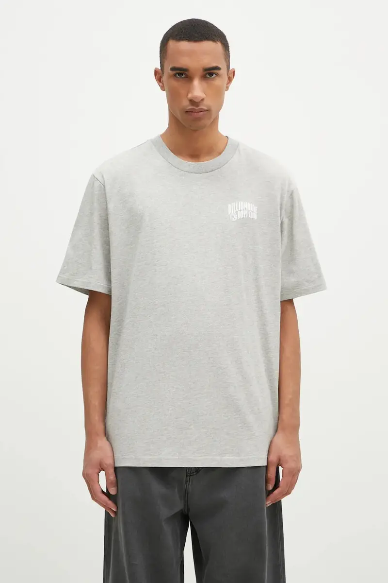 t-shirt in cotone Small Arch Logo colore grigio