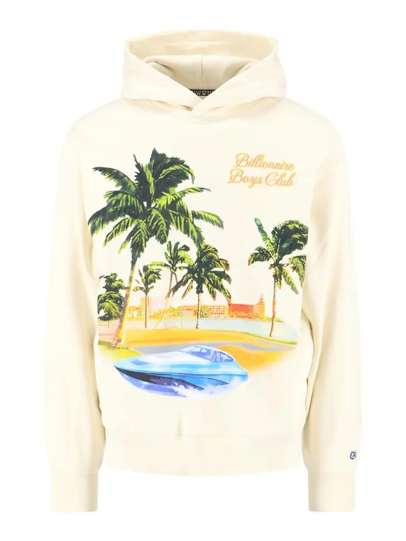 Felpa Cappuccio Bianco