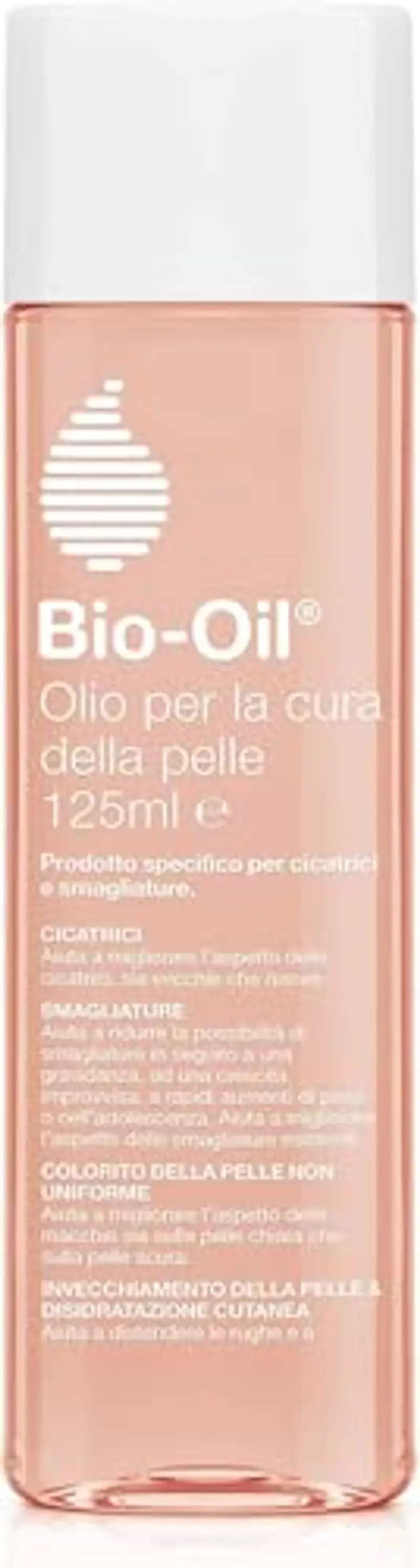 Bio-Oil Olio Trattamento Per La Pelle Con Azione Idratante Cicatrizzante E Anti Smagliature, Nasconde Le Cicatrici, Le Smagliature E Gli Inestetismi Della Pelle, 125 Ml