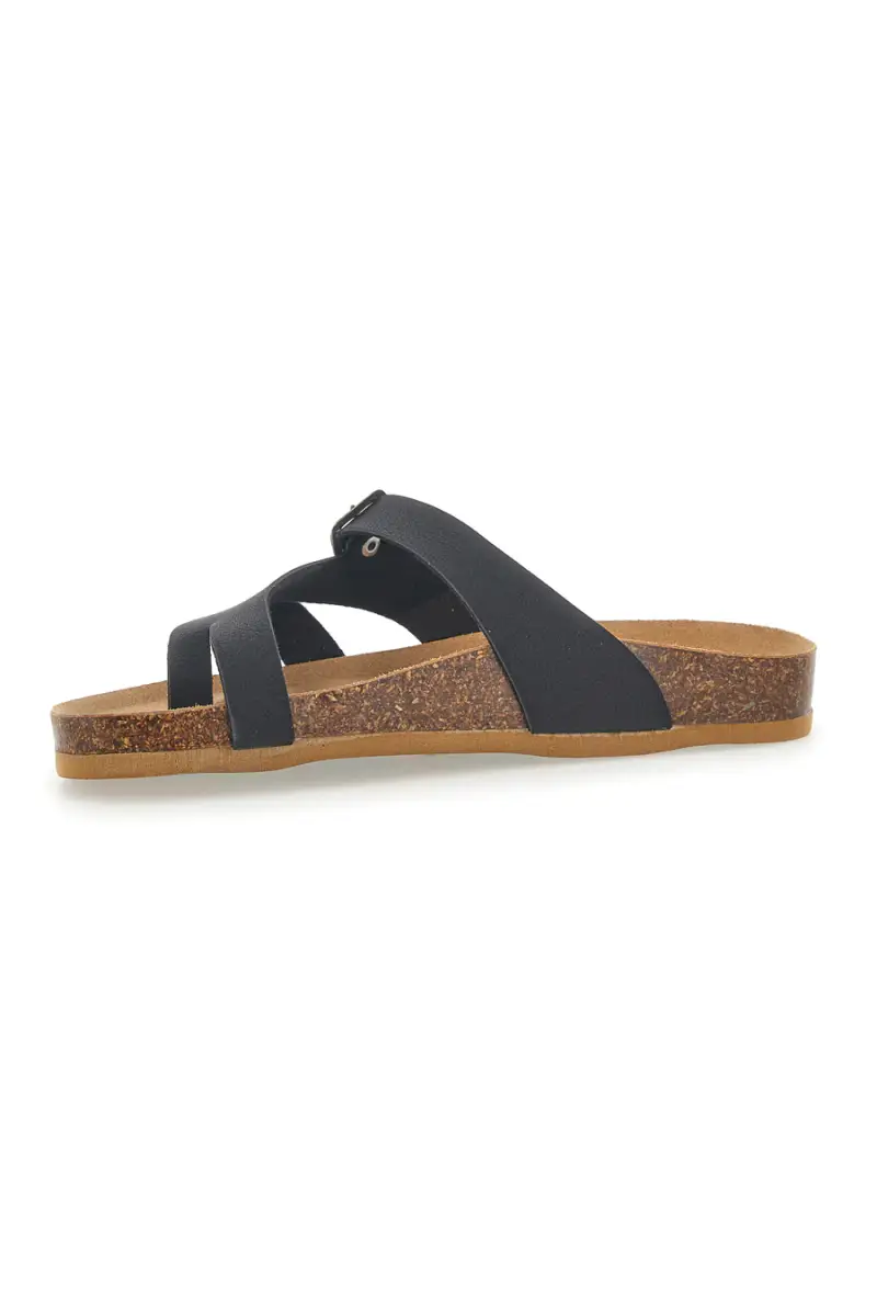 Ciabatte Nere Con Naturform Made In Italy Bio Up 1910 [NERO] miniatura 4