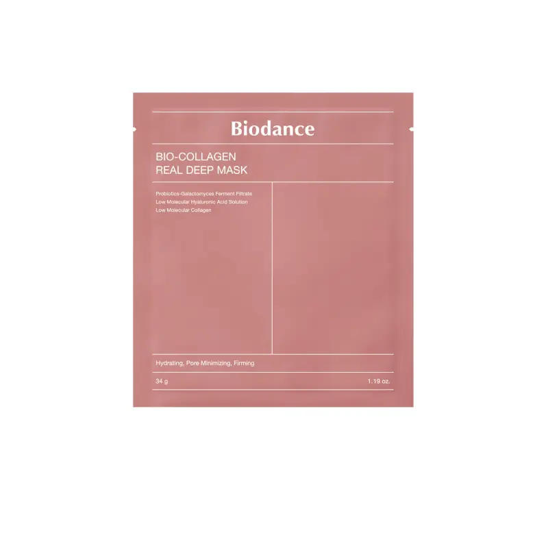 Mask Bio-Collagen Real Deep Mask - Maschera viso idratante,Maschera illuminante viso