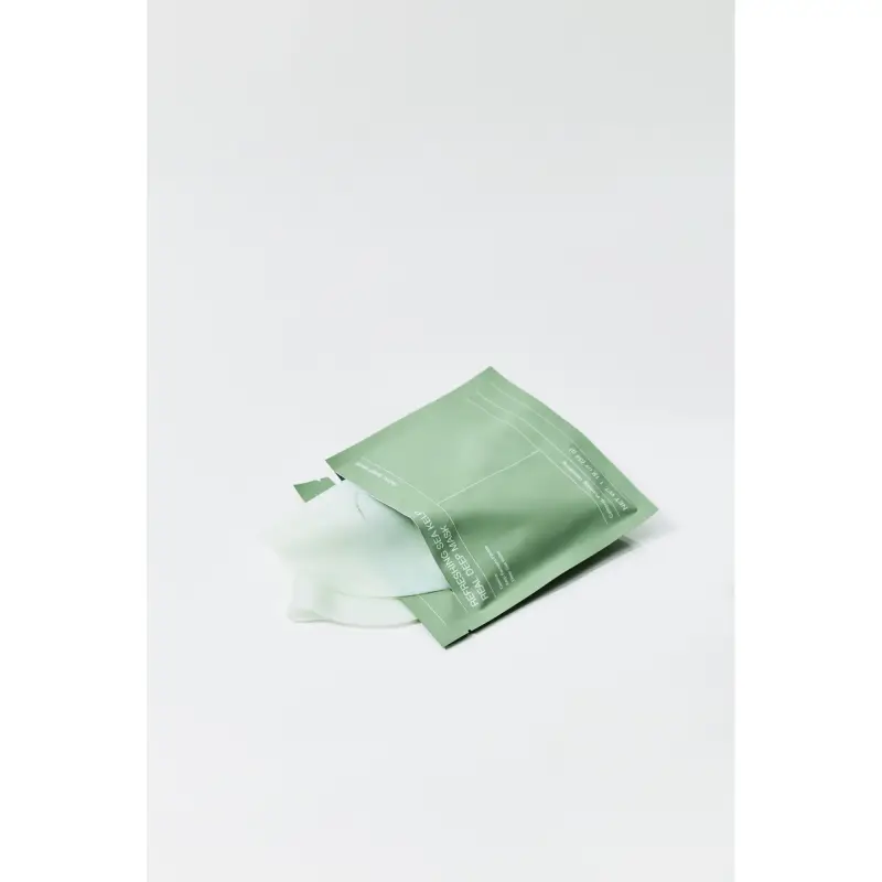 Mask Refreshing Sea Kelp Real Deep Mask - Maschera viso purificante, Maschera illuminante viso, Maschera lenitiva viso miniatura 3