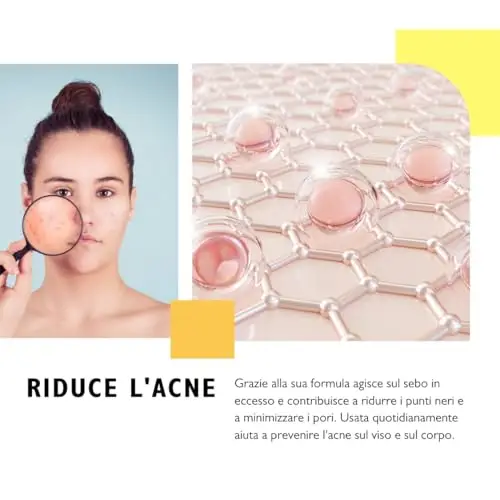 Bioderm S Detergente Allo Zolfo per Pelle Grassa e Anti Acne - Per Punti Neri e Brufoli sulla Fronte, Naso, Mento miniatura 3