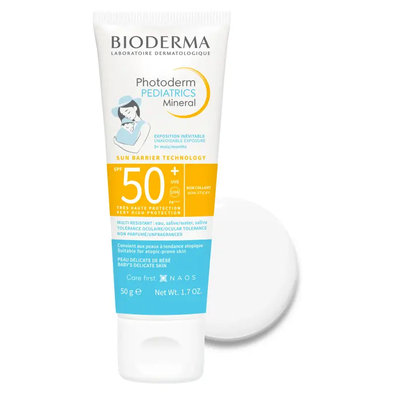Photoderm Pediatrics Mineral SPF50+ - Crema solare, Crema Solare Bambini, Protezione solare viso, Solari alta protezione miniatura 2