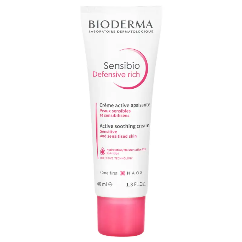Sensibio Defensive Rich Crema attiva lenitiva - Texture ricca - Crema idratante viso