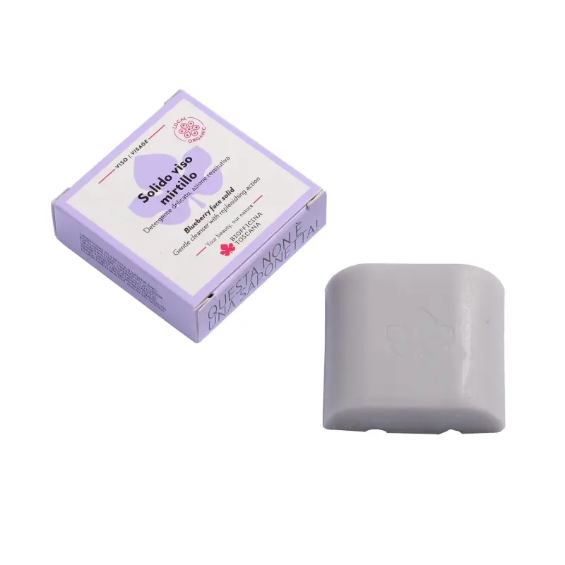 Antiossidante Solido viso mirtillo - Sapone viso miniatura 3