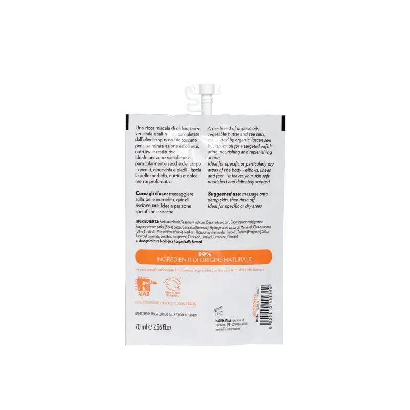 Corpo Scrub ricco all'olivello spinoso - Olio e scrub corpo miniatura 2