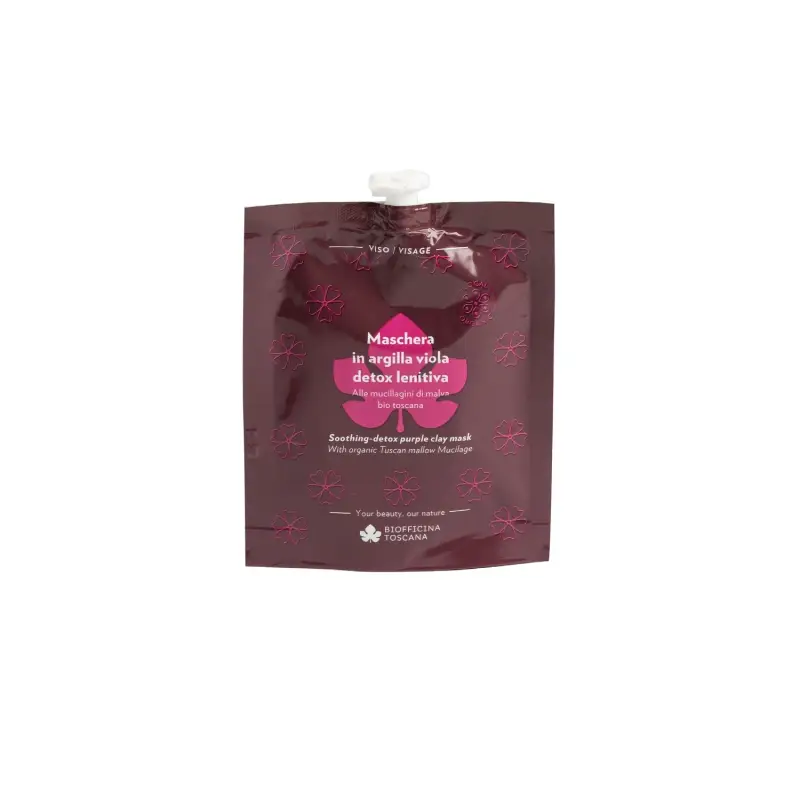 Lenitiva Maschera in argilla viola detox lenitiva - Maschera lenitiva viso