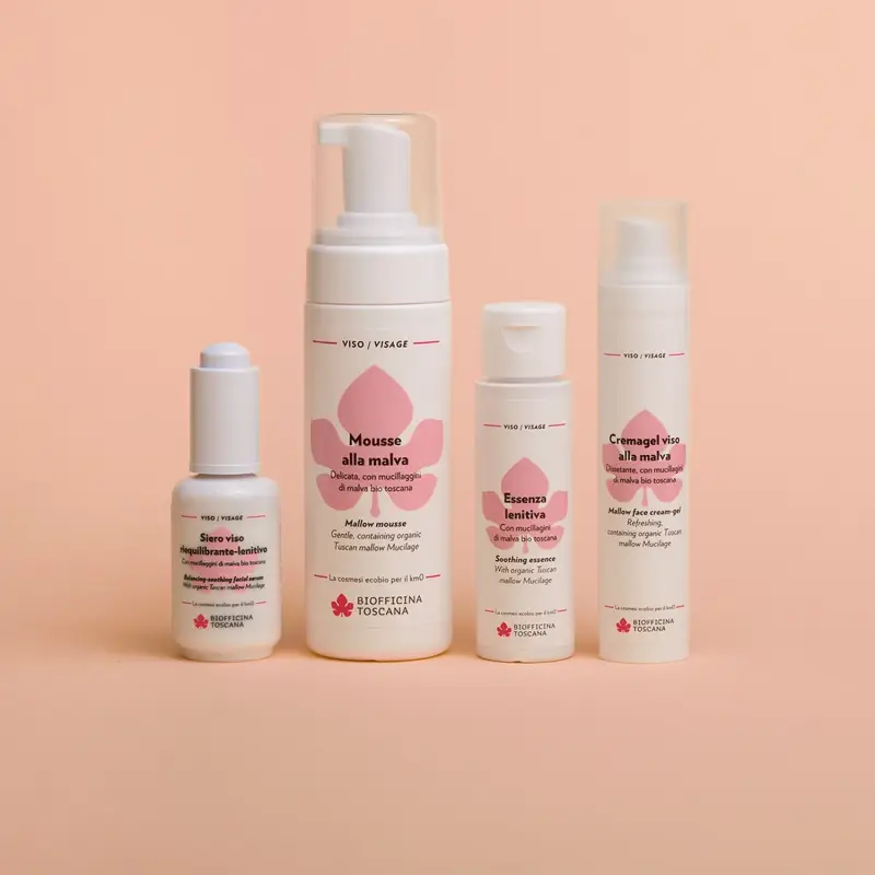 Lenitiva Mousse alla malva - Mousse detergente viso miniatura 2