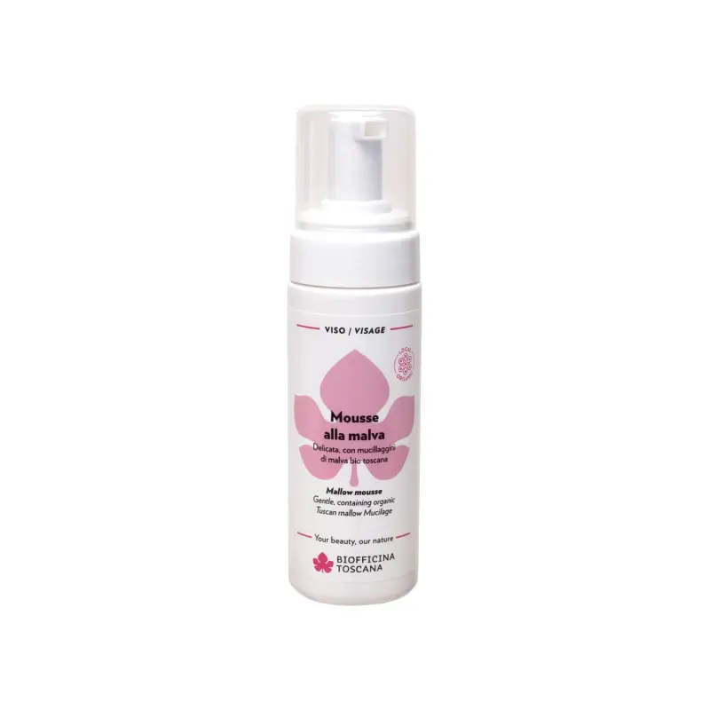 Lenitiva Mousse alla malva - Mousse detergente viso