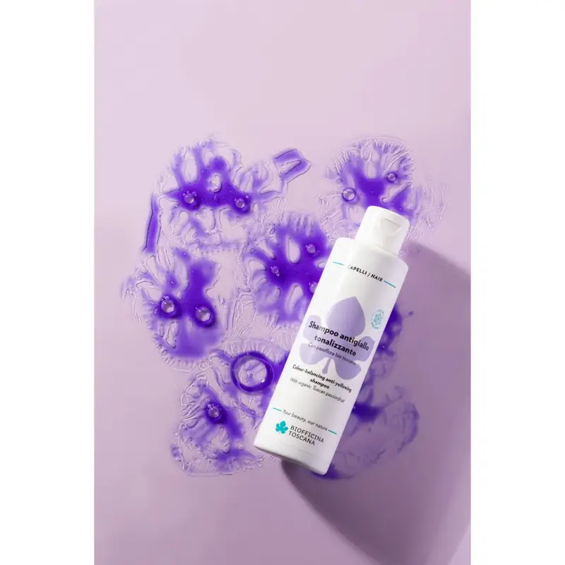 Linea Antigiallo Tonalizzante Shampoo Antigiallo Tonalizzante - Shampoo capelli colorati, Capelli colorati miniatura 2