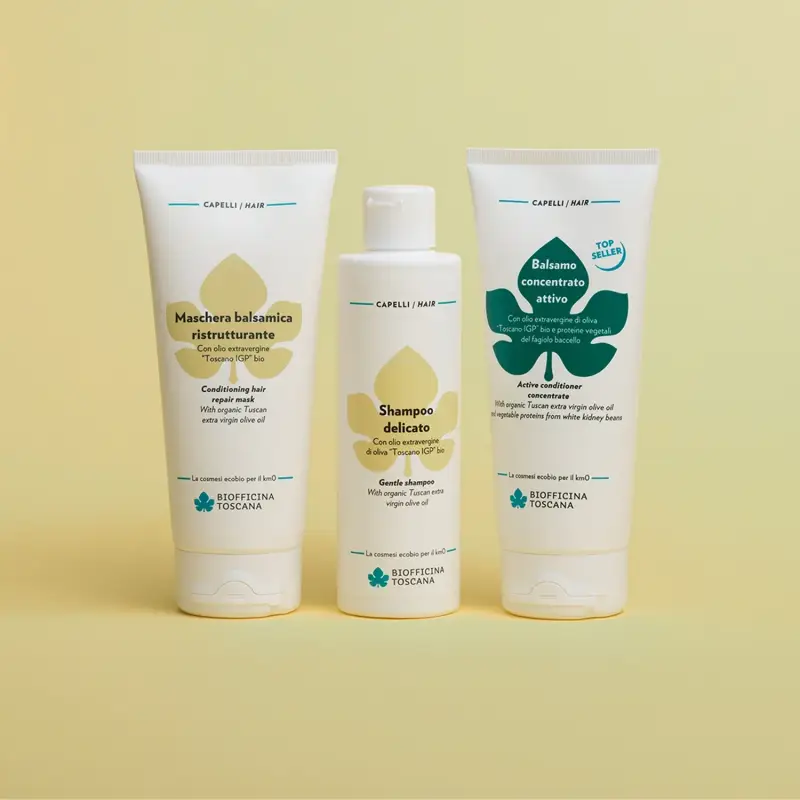 Linea Fondamentali Maschera balsamica ristrutturante - Maschera capelli secchi, Capelli secchi miniatura 2