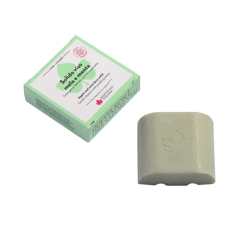 Purificante Solido viso mela e menta - Sapone viso miniatura 3