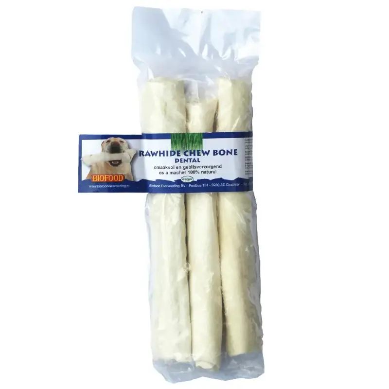 Osso Rotolo Snack Dentale Osso 15 cm X3